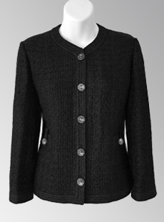 CHANEL Little Black Tweed Jacket