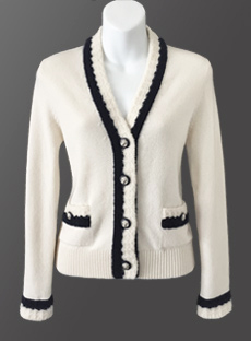 Chanel Ecru Tweed Jacket - 21 For Sale on 1stDibs