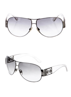 Chanel - Round Sunglasses - Dark Blue Transparent - Chanel Eyewear -  Avvenice